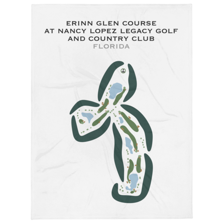 Erinn Glen Course at Nancy Lopez Legacy Golf & Country Club, Florida - Printed Golf Courses