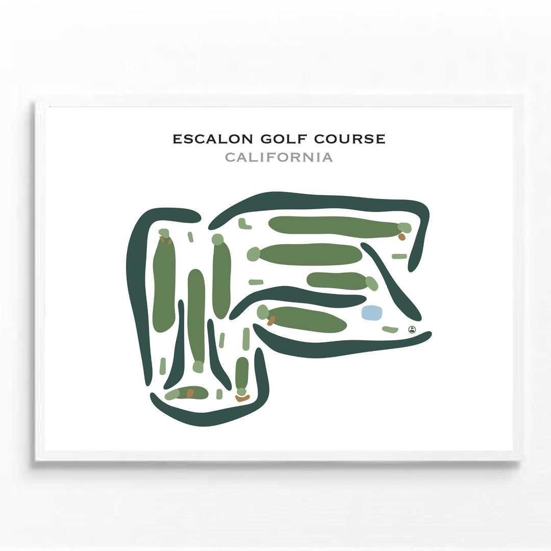 Escalon Golf Course, California - Printed Golf Courses