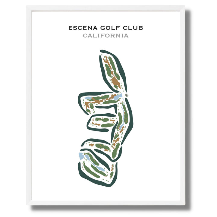 Escena Golf Club, California - Printed Golf Courses