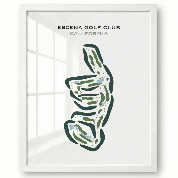 Escena Golf Club, California - Printed Golf Courses