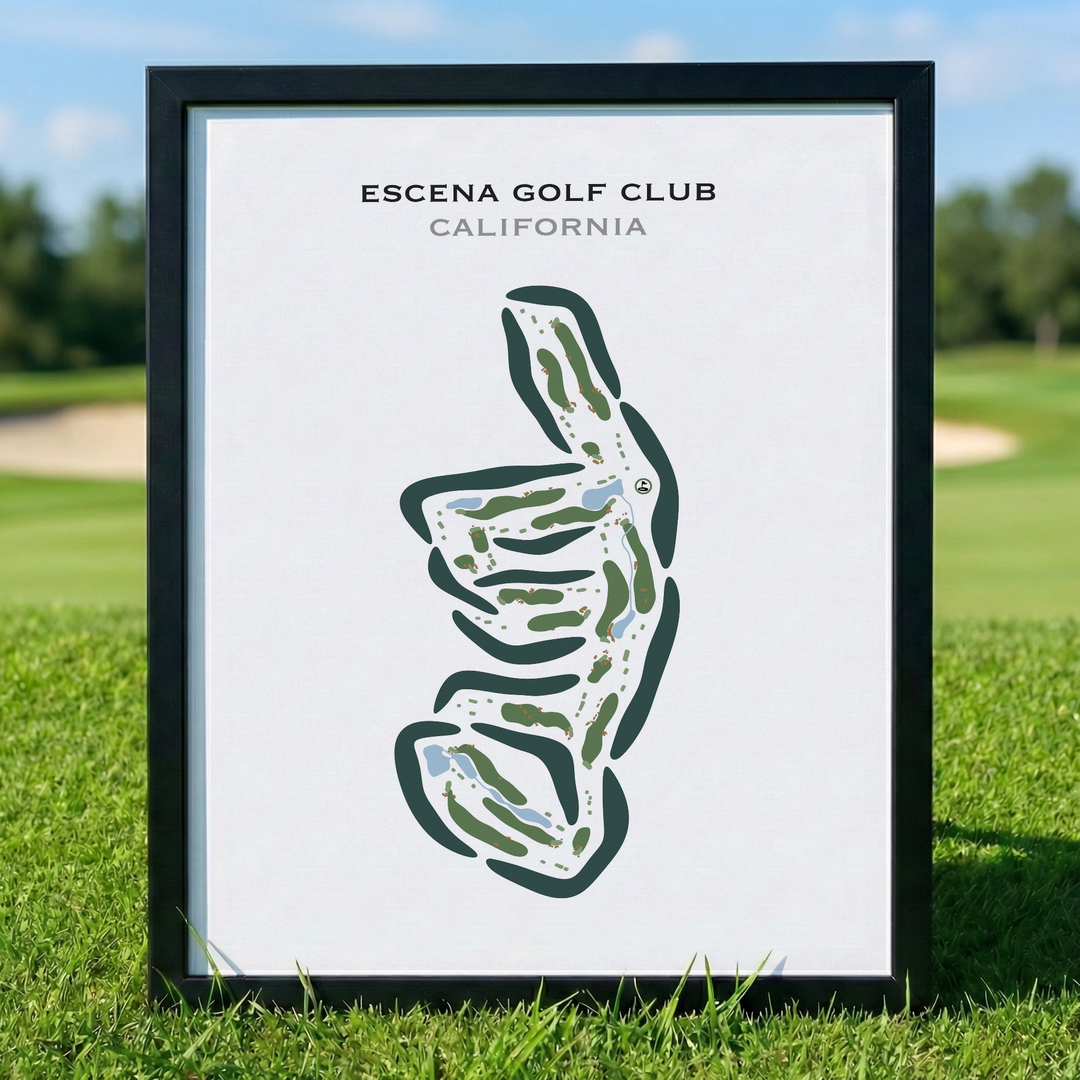 Escena Golf Club, California - Printed Golf Courses
