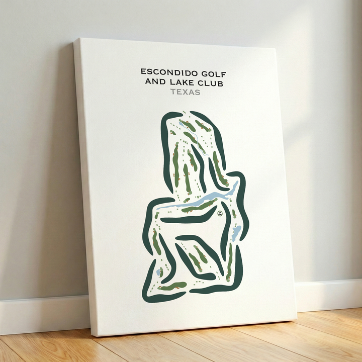 Escondido Golf & Lake Club, Texas - Printed Golf Course