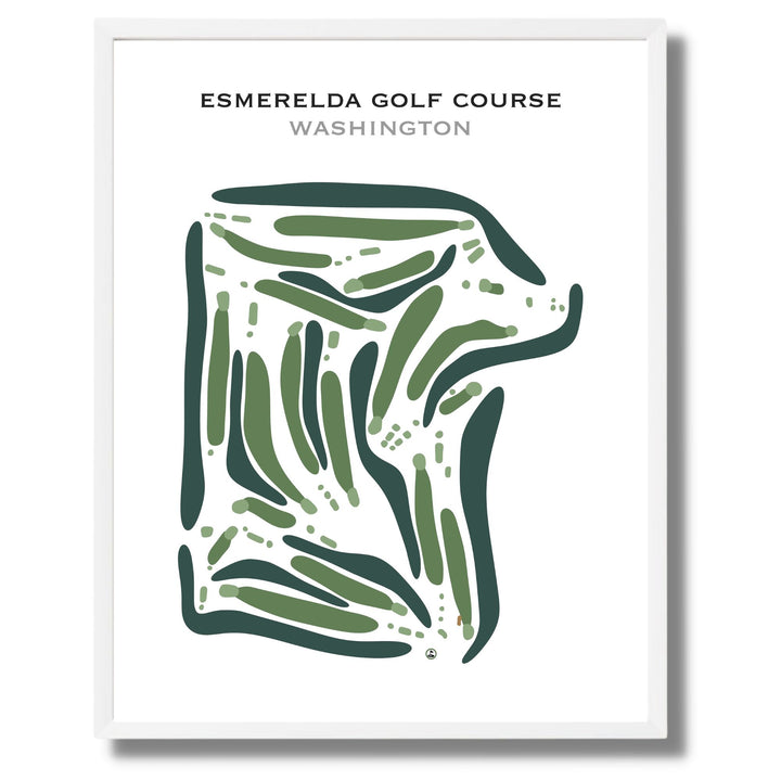 Esmeralda Golf Course, Washington - Printed Golf Course