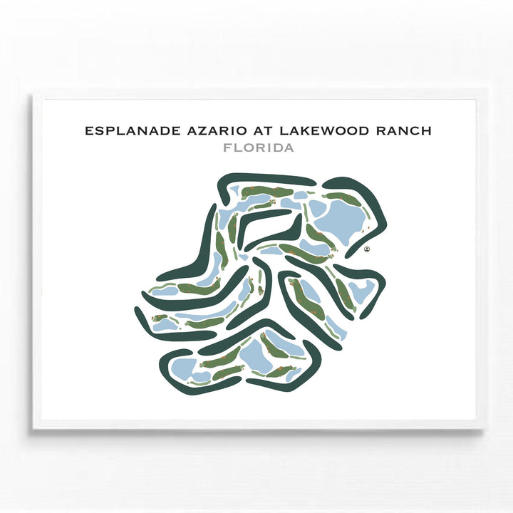 Esplanade at Azario Lakewood Ranch, Florida - Printed Golf Courses