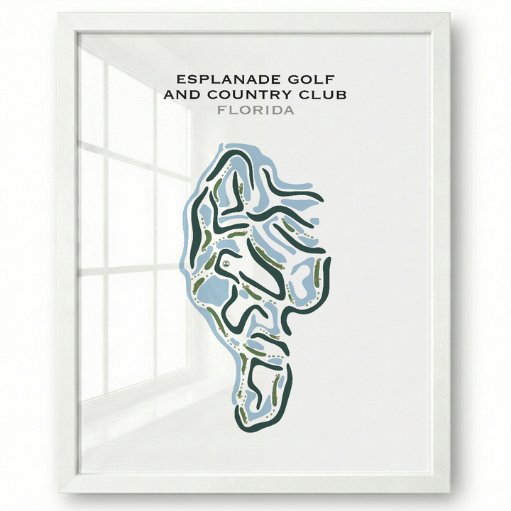 Esplanade Golf and Country, Florida - Printed Golf Courses