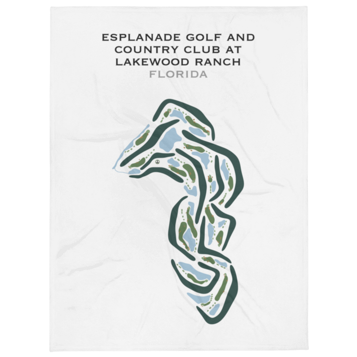 Esplanade Golf and Country Club at Lakewood Ranch, Florida - Printed Golf Courses