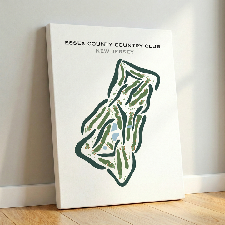 Essex County Country Club, New Jersey - Printed Golf Courses