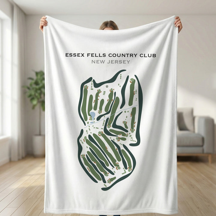 Essex Fells Country Club, New Jersey - Printed Golf Course