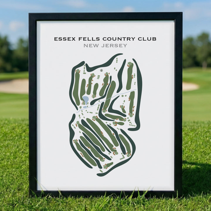 Essex Fells Country Club, New Jersey - Printed Golf Course