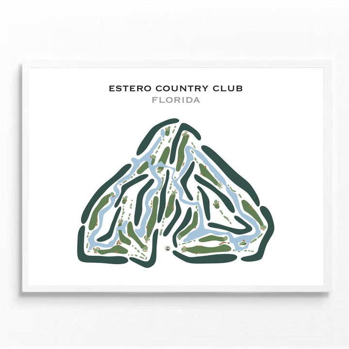 Estero Country Club, Florida - Printed Golf Courses