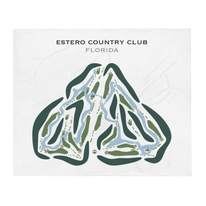 Estero Country Club, Florida - Printed Golf Courses