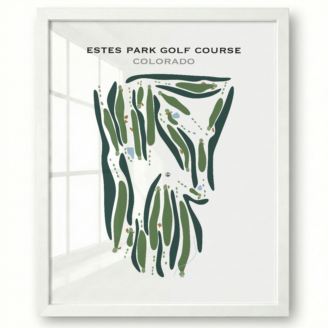 Estes Park Golf Course, Colorado - Printed Golf Courses