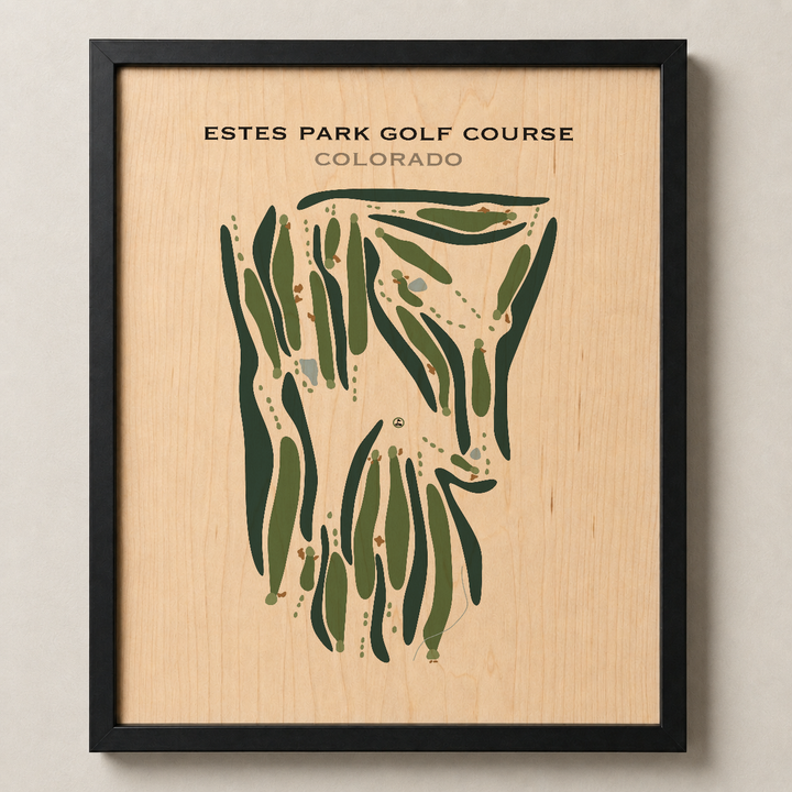 Estes Park Golf Course, Colorado - Printed Golf Courses