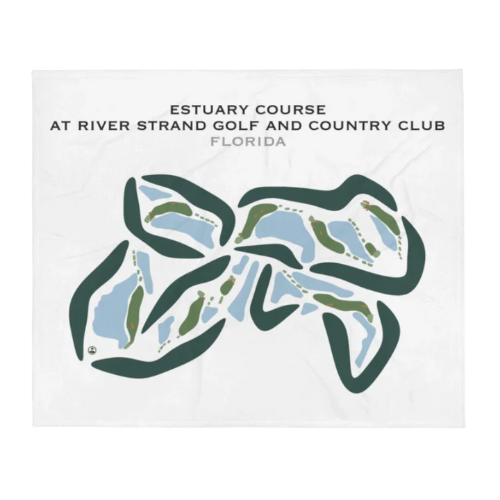 Estuary Course at River Strand Golf and Country Club, Florida - Printed Golf Courses