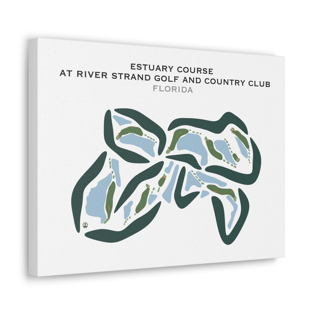 Estuary Course at River Strand Golf and Country Club, Florida - Printed Golf Courses