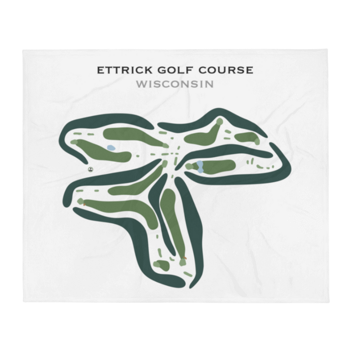 Ettrick Golf Course, Wisconsin - Printed Golf Courses