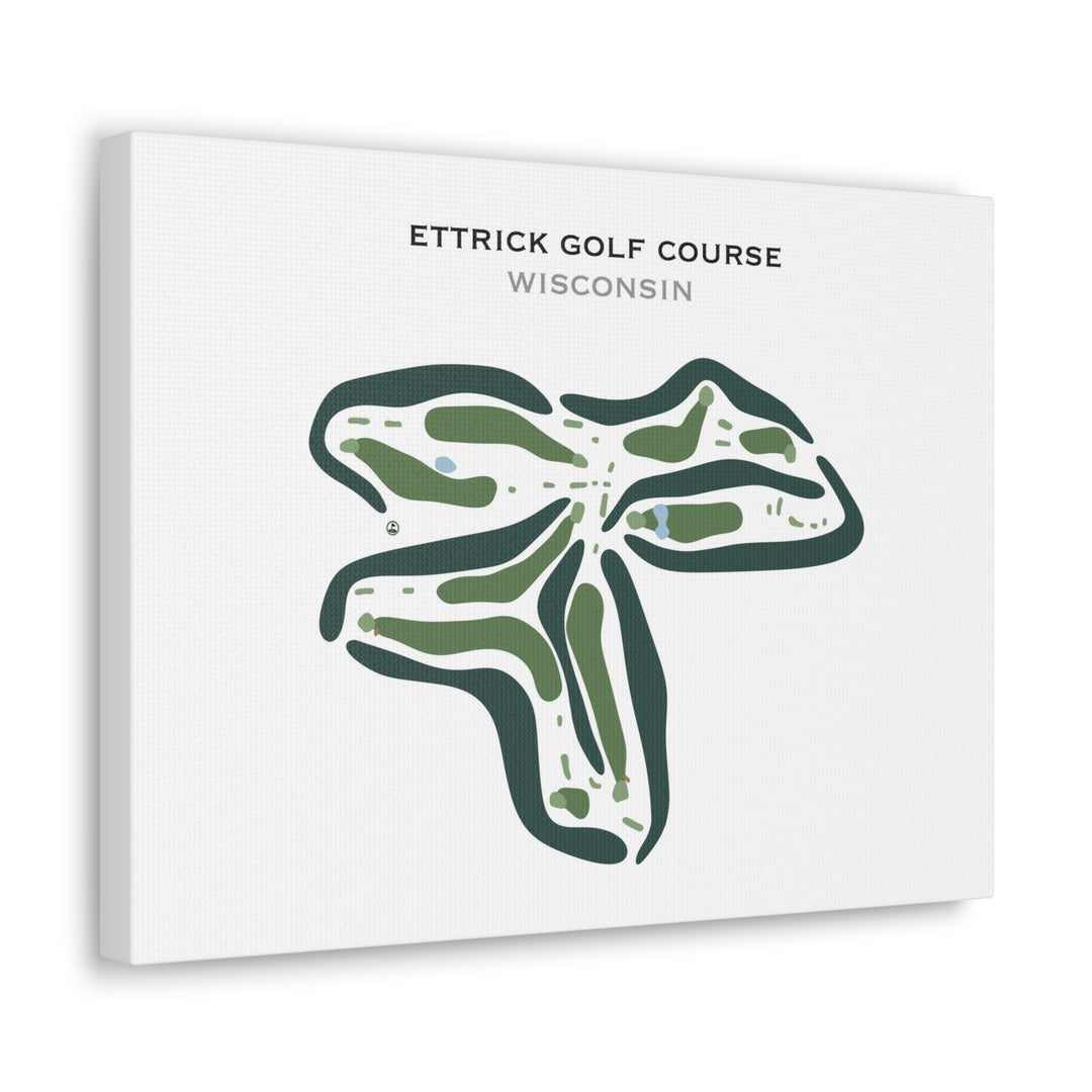 Ettrick Golf Course, Wisconsin - Printed Golf Courses