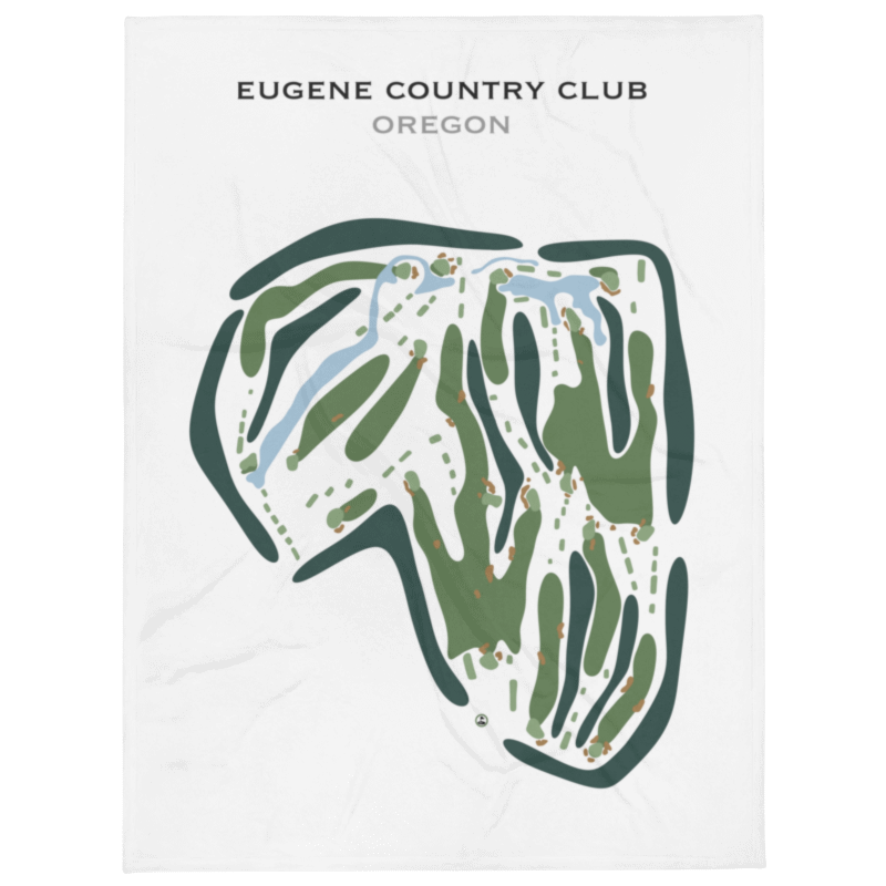 Eugene Country Club, Oregon - Printed Golf Courses