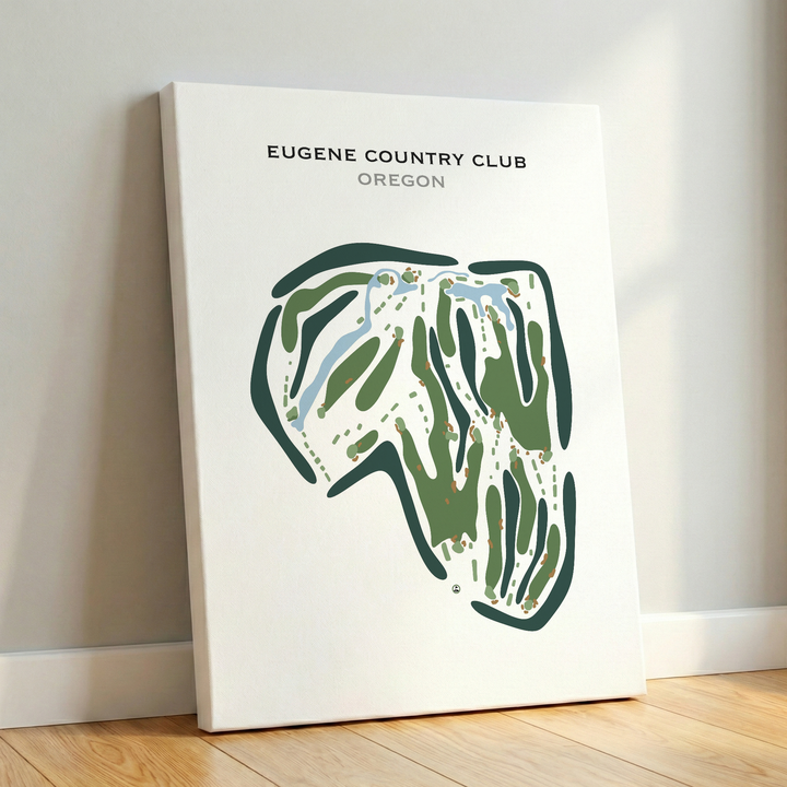 Eugene Country Club, Oregon - Printed Golf Courses