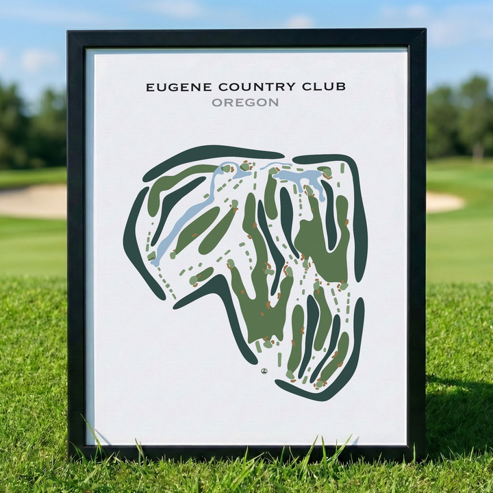Eugene Country Club, Oregon - Printed Golf Courses