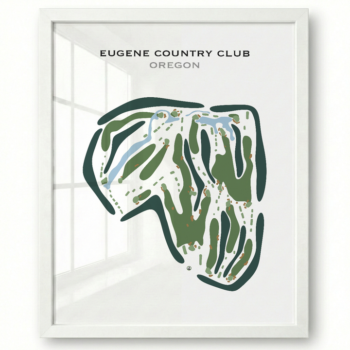 Eugene Country Club, Oregon - Printed Golf Courses