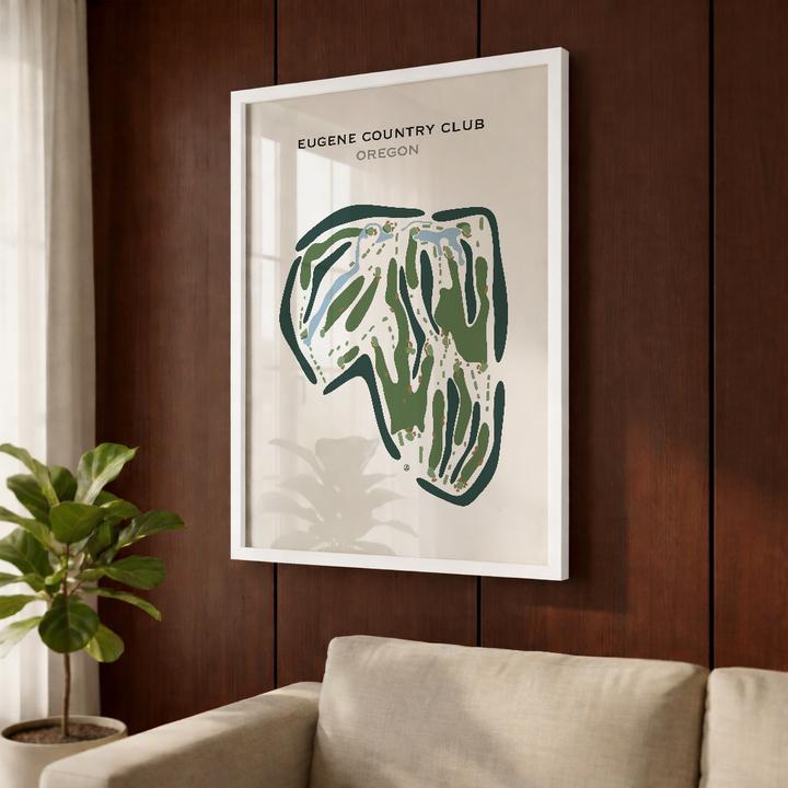 Eugene Country Club, Oregon - Printed Golf Courses