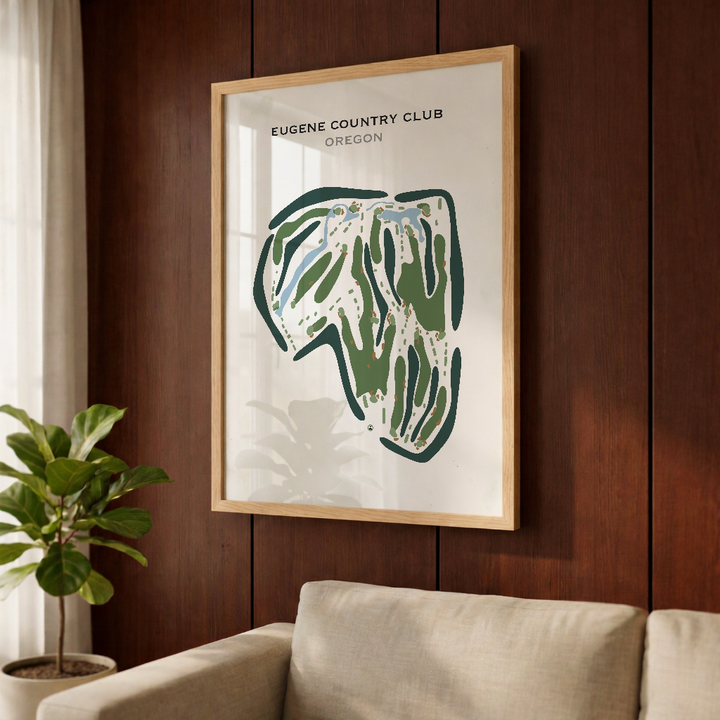 Eugene Country Club, Oregon - Printed Golf Courses