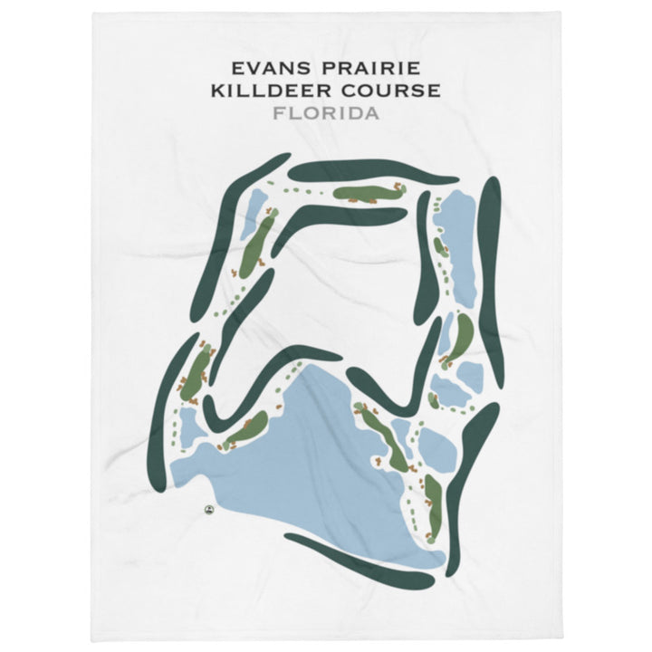 Evans Prairie Country Club, Killdeer Course, Florida - Printed Golf Course