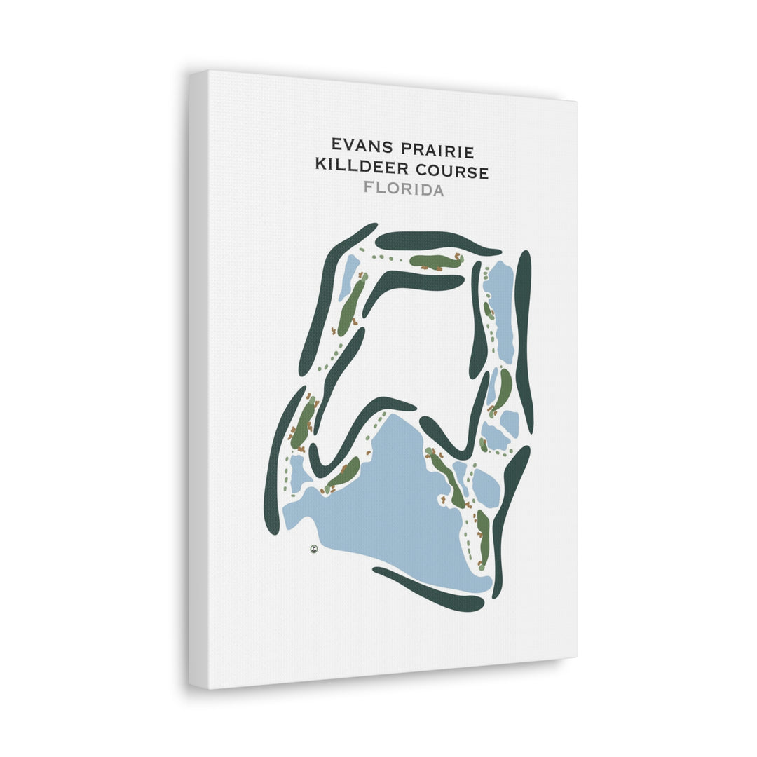 Evans Prairie Country Club, Killdeer Course, Florida - Printed Golf Course