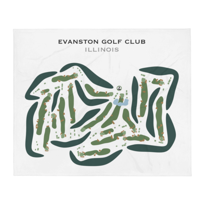 Evanston Golf Club, Illinois - Printed Golf Courses