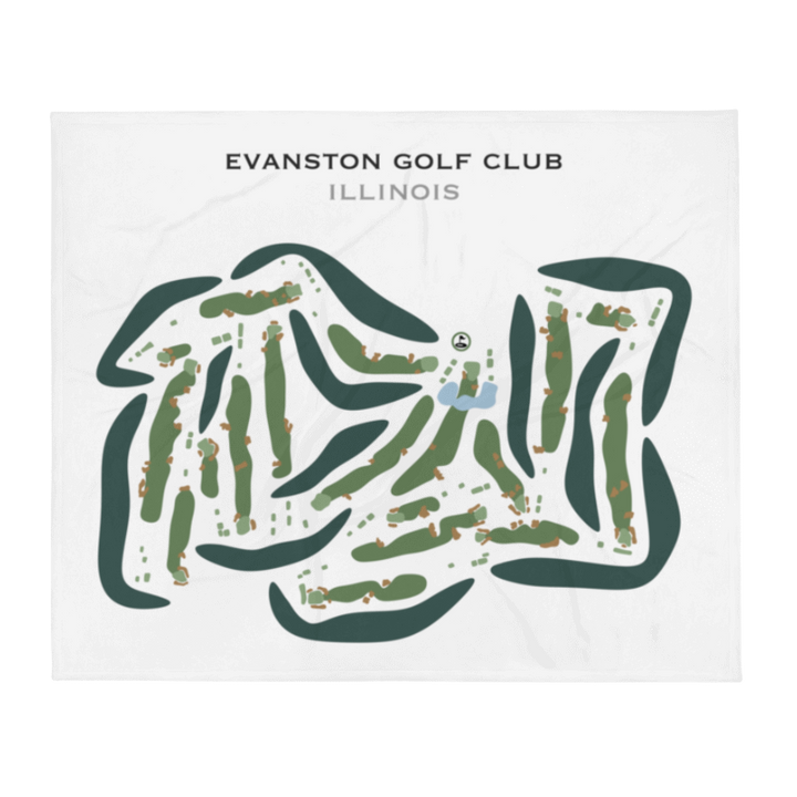 Evanston Golf Club, Illinois - Printed Golf Courses