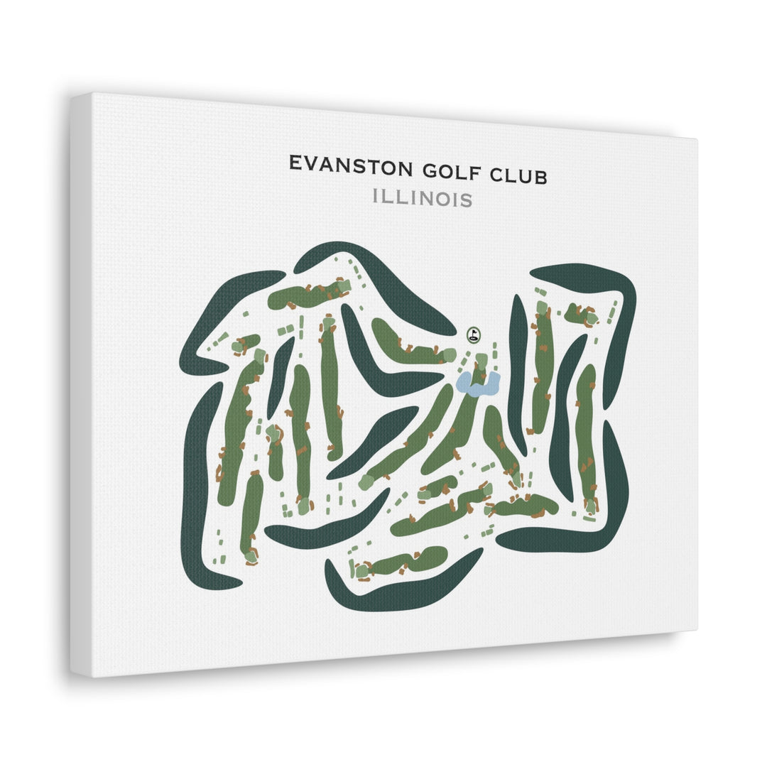 Evanston Golf Club, Illinois - Printed Golf Courses