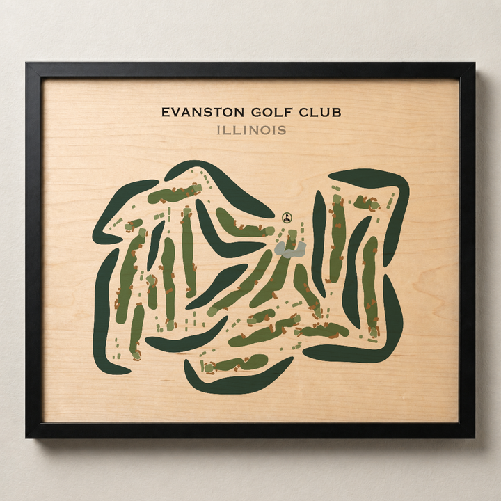 Evanston Golf Club, Illinois - Printed Golf Courses