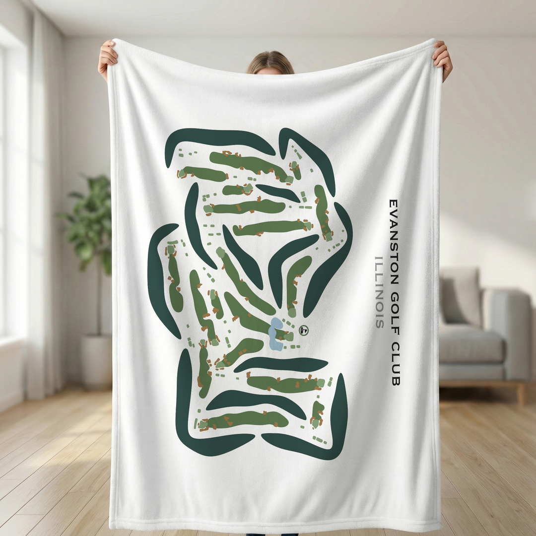 Evanston Golf Club, Illinois - Printed Golf Courses