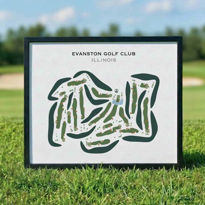 Evanston Golf Club, Illinois - Printed Golf Courses