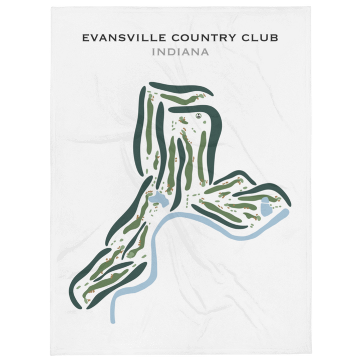 Evansville Country Club, Indiana - Printed Golf Courses