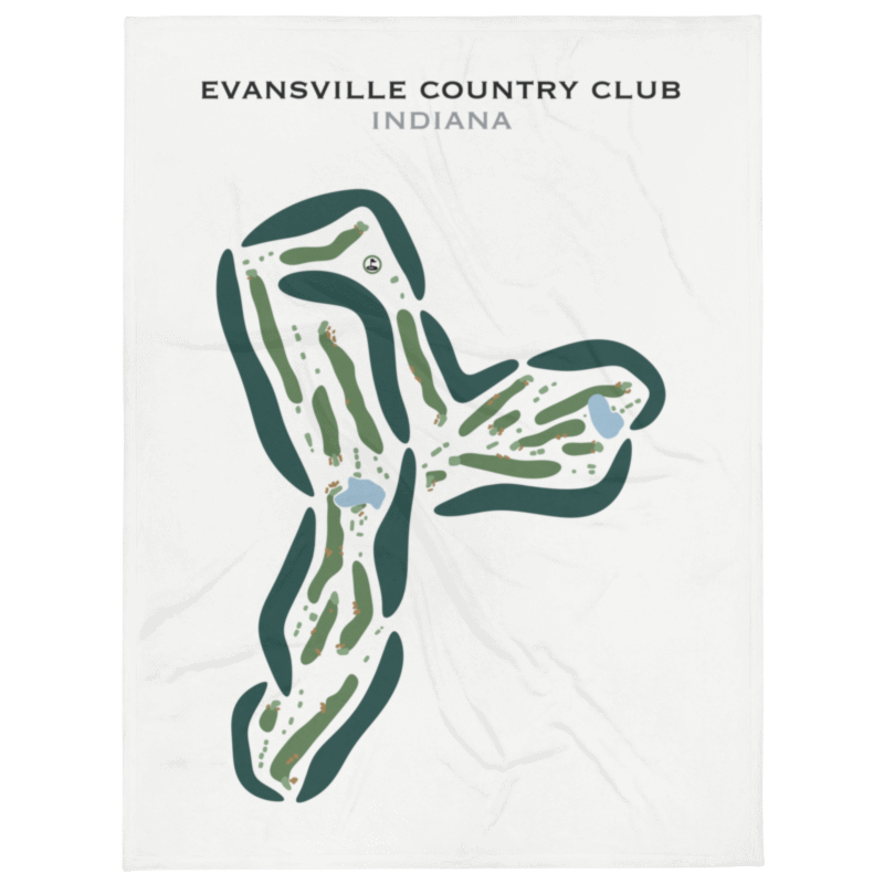 Evansville Country Club, Indiana - Printed Golf Courses