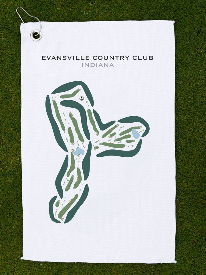 Evansville Country Club, Indiana - Printed Golf Courses