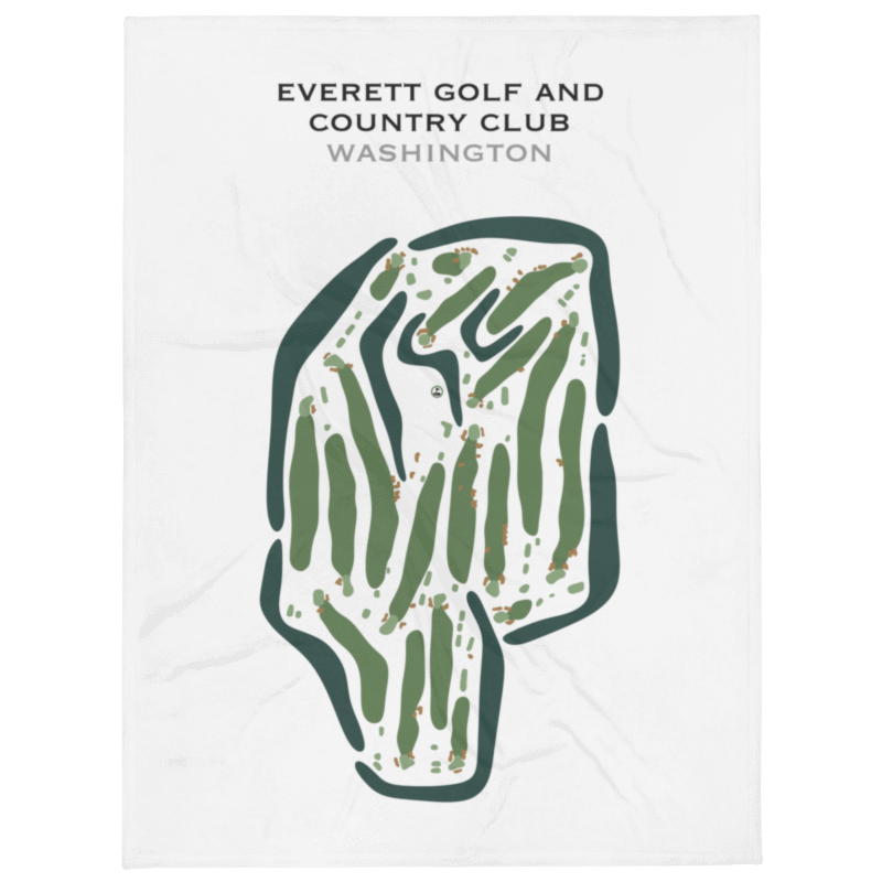 Everett Golf & Country Club, Washington - Printed Golf Courses