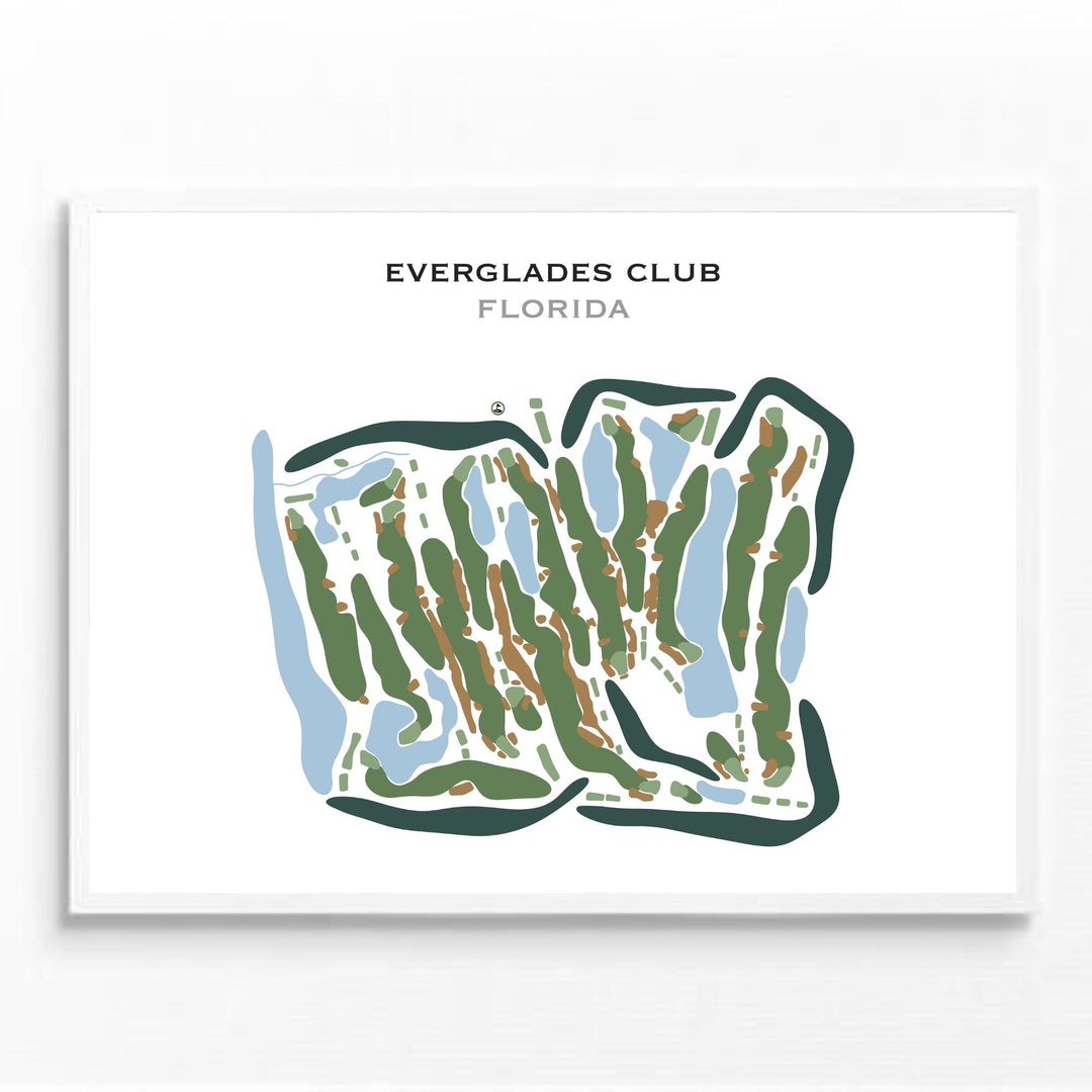 Everglades Club, Florida - Printed Golf Courses