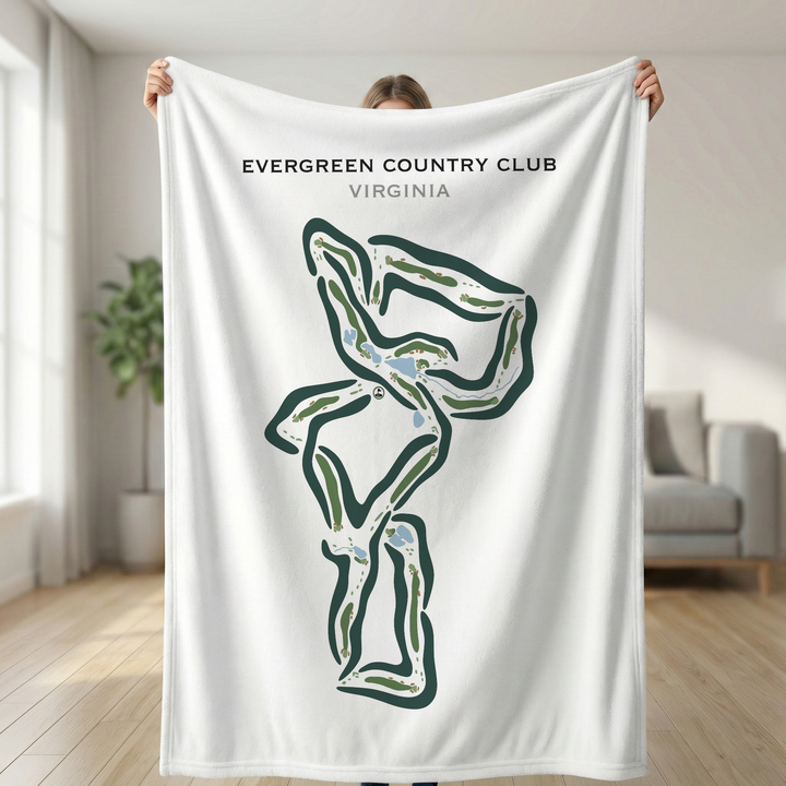 Evergreen Country Club, Virginia - Printed Golf Courses