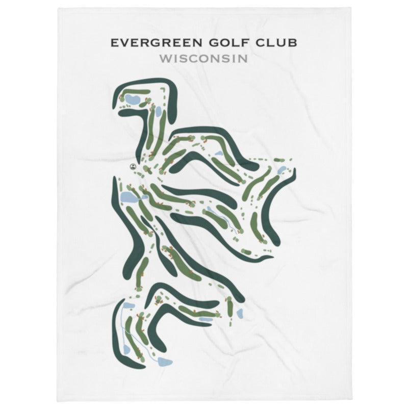 Evergreen Golf Club, Wisconsin - Printed Golf Course