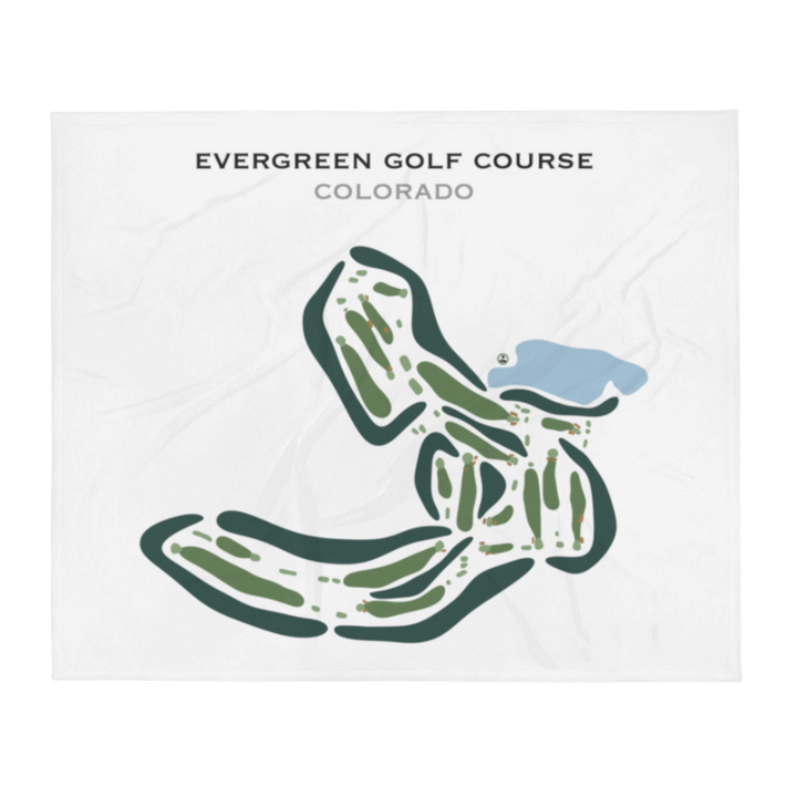 Evergreen Golf Course, Colorado - Printed Golf Courses