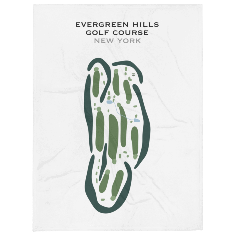 Evergreen Hills Golf Course, New York - Printed Golf Courses