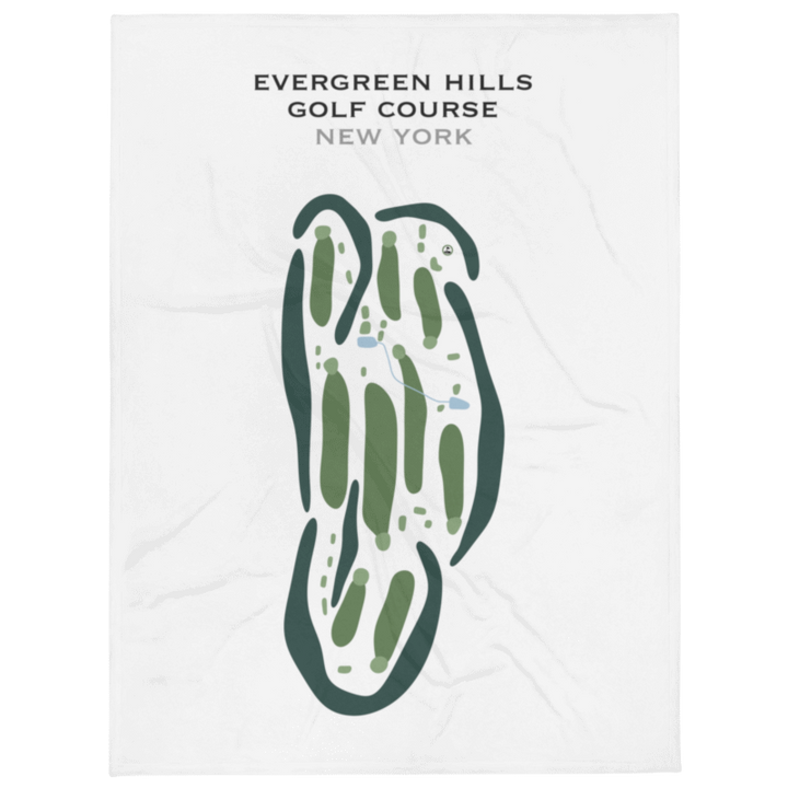 Evergreen Hills Golf Course, New York - Printed Golf Courses