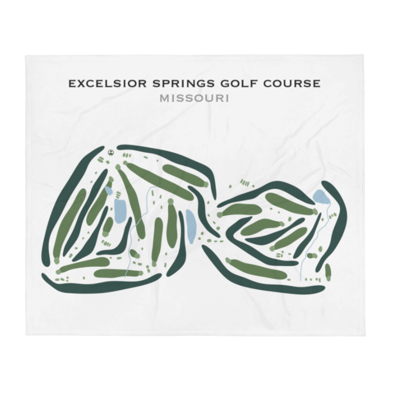 Excelsior Springs Golf Course, Missouri - Printed Golf Courses