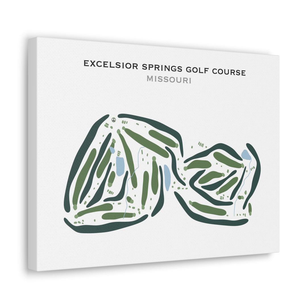 Excelsior Springs Golf Course, Missouri - Printed Golf Courses