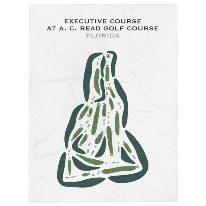 Executive Course at A. C. Read Golf Course, Florida - Printed Golf Courses