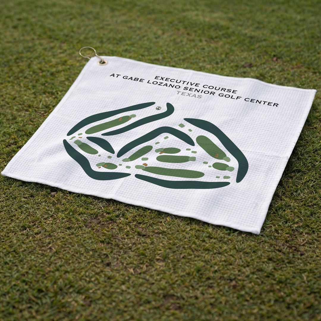 Executive Course at Gabe Lozano Senior Golf Center, Texas - Printed Golf Courses