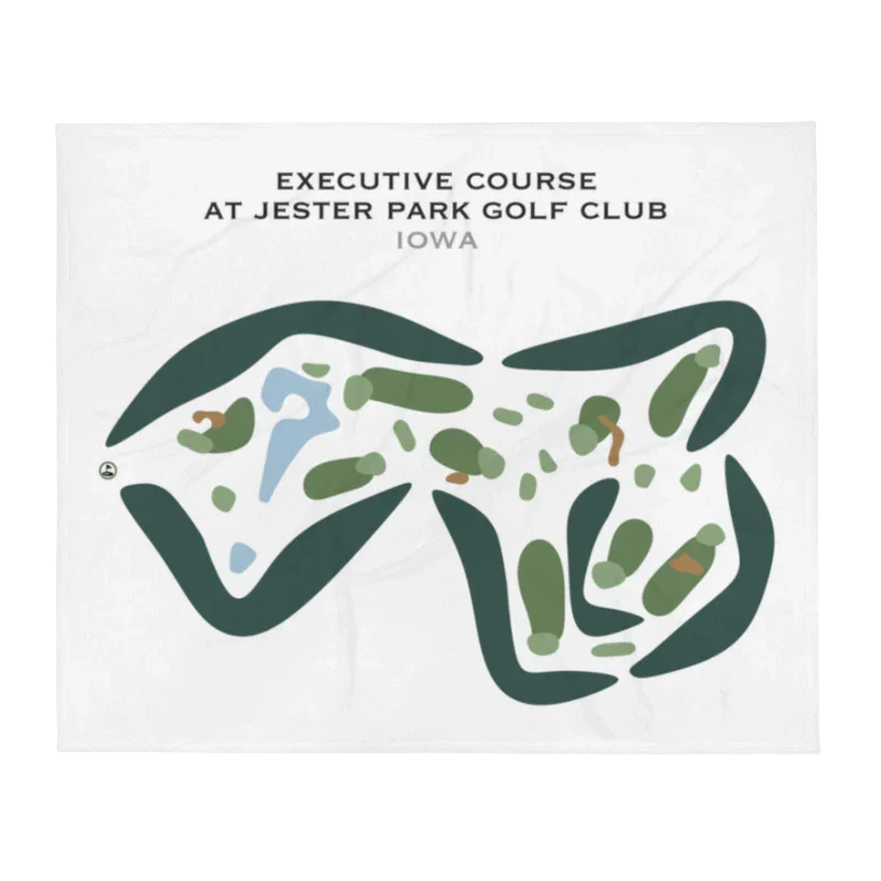 Executive Course at Jester Park Golf Club, Iowa - Printed Golf Courses
